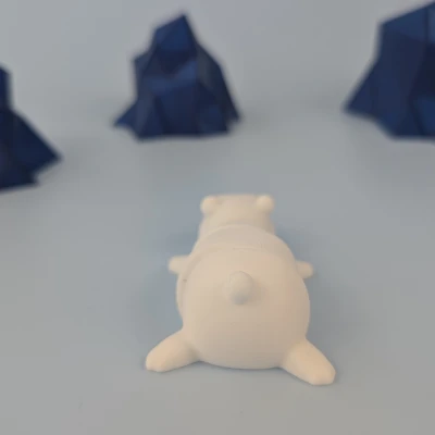 Gấu Bắc Cực - Móc Khóa Khớp Nối