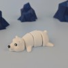 Gấu Bắc Cực - Móc Khóa Khớp Nối - Thumbnail 5