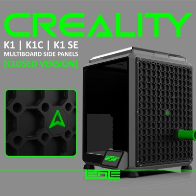 CREALITY K1 | K1C | K1SE - TẤM ỐP MULTIBOARD [KHÉP KÍN + GIÁ ĐỂ CUỘN]