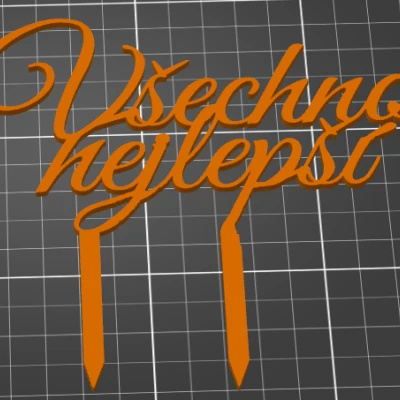 Zápich na dort - Chúc mừng sinh nhật