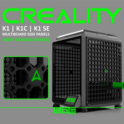 CREALITY K1 | K1C | K1SE - TẤM ỐP MULTIBOARD [Bao gồm tấm ốp zin + giá đỡ cuộn dây]