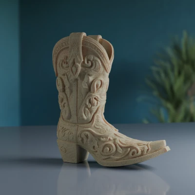 Kệ Cắm Bút Kiểu Bốt Cao Bồi