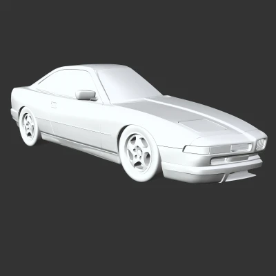 Mô hình BMW 850 CSi E31 Treo Tường