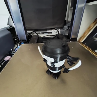 Ninja Cappuccino Sát Thủ - Mô Hình 3D In Một Mảnh Độc Đáo