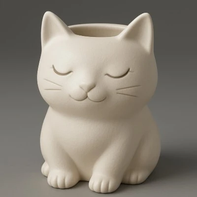 Chậu Cây Mèo Ngủ "Sleepy Paw"