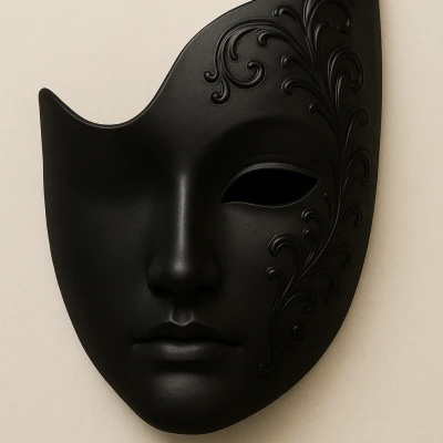 Mặt Nạ Venice Nửa Mặt Golden Rite