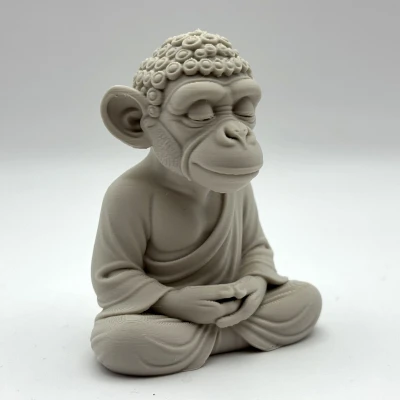 Zen Chimp - Tượng Khỉ Thiền Định Trang Trí
