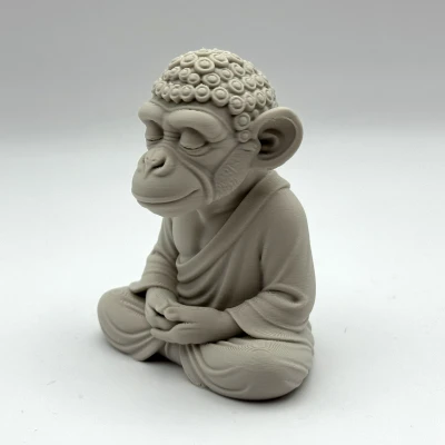 Zen Chimp - Tượng Khỉ Thiền Định Trang Trí