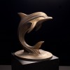 Tượng Cá Heo – Thiết Kế Tối Giản Hữu Cơ - Thumbnail 1