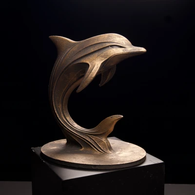 Tượng Cá Heo – Thiết Kế Tối Giản Hữu Cơ