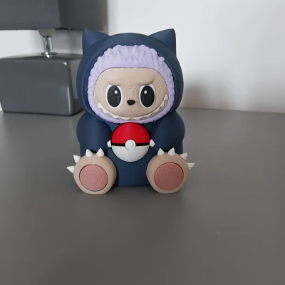 Mô Hình Labubu x Snorlax In Đa Màu STL