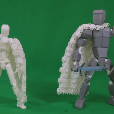 Áo choàng cho mô hình MODULYR / Dummy 13 - Vải NASA