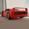Mô hình 3D Ferrari F40 huyền thoại - Thumbnail 5