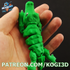 Cá Sấu Khớp Nối 3D - Thumbnail 2