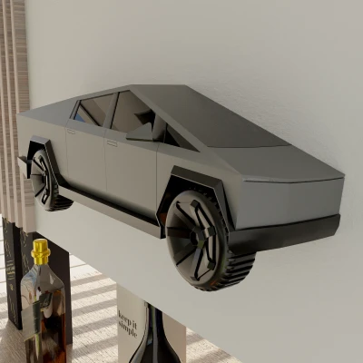 Tesla Cybertruck Treo Tường