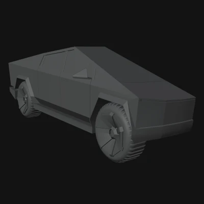 Tesla Cybertruck Treo Tường