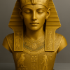Tượng Bán Thân Trang Trí Tường Ai Cập "Favored of Ra" - Thumbnail 6