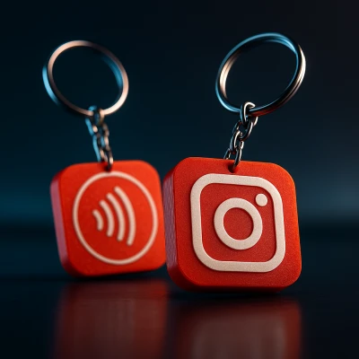 Móc Khóa Instagram - NFC