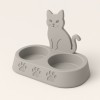 Chén Ăn Đôi Cho Mèo PatiPati – Chén Đựng Thức Ăn & Nước Uống - Thumbnail 1