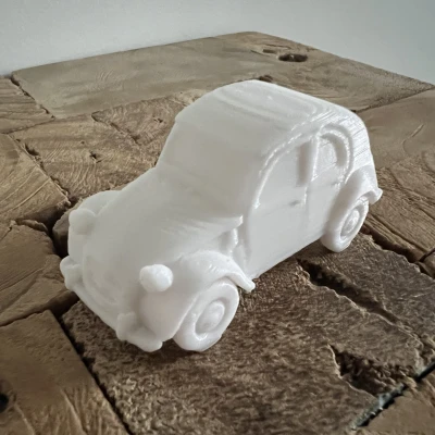 Mô Hình 3D Xe Citroën 2CV