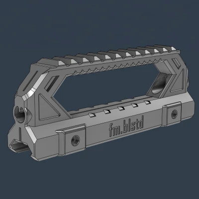 Bệ Nâng Ray CarryHandle Picatinny (không cần support)