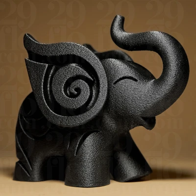 Mô hình Voi Hạnh Phúc #1 - Phiên bản in 3D