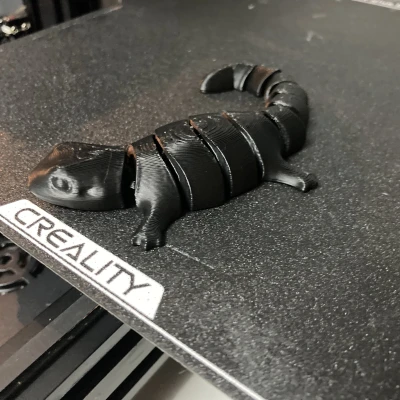 Thằn Lằn Agama Dễ Thương Co Giãn (In Liền Mạch)