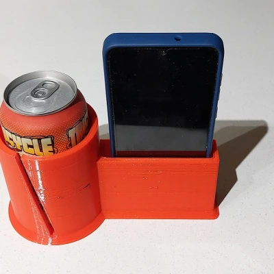 Chân đế đựng nước/điện thoại OpenSCAD cho SUP