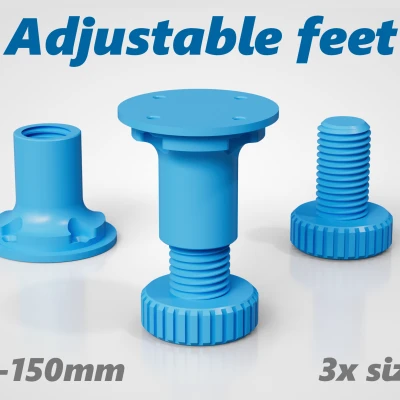 Chân tăng chỉnh (Adjustable feet)