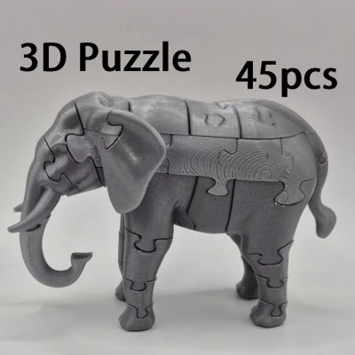 Voi Ghép Hình 3D (45 mảnh)