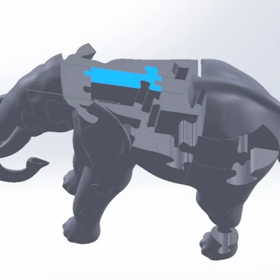 Voi Ghép Hình 3D (45 mảnh)