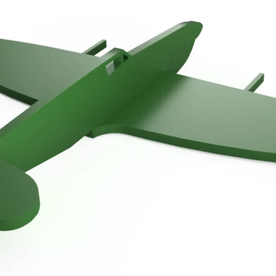 Spitfire kit card - Famous Planes (Kit card máy bay Spitfire)