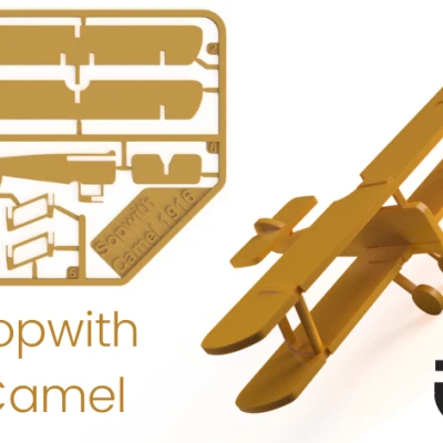 Sopwith Camel kit card - Famous Planes