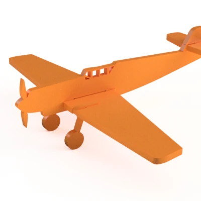 Thẻ Bài Máy Bay Messerschmitt Bf 109 - Máy Bay Nổi Tiếng