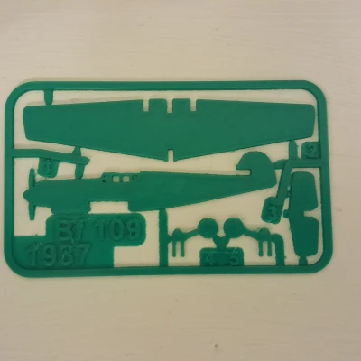 Thẻ Bài Máy Bay Messerschmitt Bf 109 - Máy Bay Nổi Tiếng