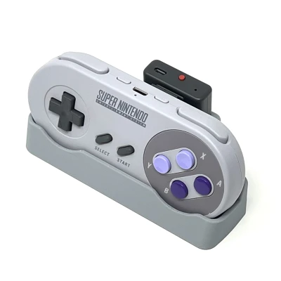 Đế trưng bày tay cầm 8BitDo SN30, Nintendo Switch Online SNES