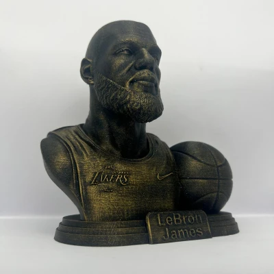 Mô hình 3D LeBron James - Cầu thủ bóng rổ Lakers