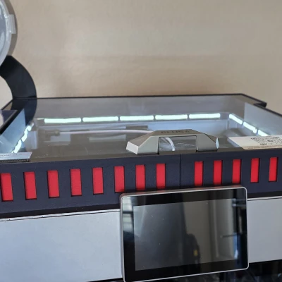 Bộ Nâng Nắp Thông Gió Cao 50mm Cho Qidi Plus4