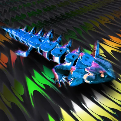 Hilge' Rồng đất Thằn lằn Axolotl Đồ Chơi Fidget Khớp Nối