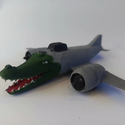 Mô Hình 3D Bombardiro Crocodillo