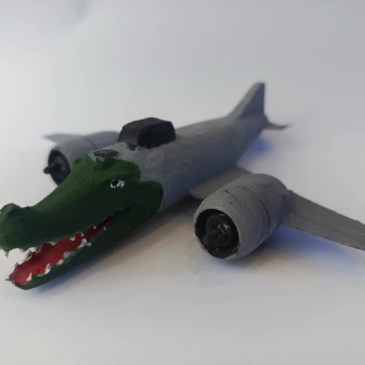Mô Hình 3D Bombardiro Crocodillo