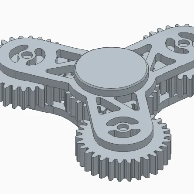 Con Quay 4 Bánh Răng Với Vòng Bi Bi Airsoft (Lắp Tự Dính)