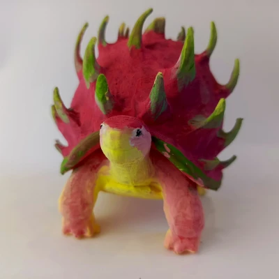 Mô Hình 3D Torrtuginni Dragonfrutinni Tạo Bởi AI