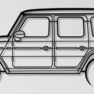 Tranh Treo Tường AMG G 63 phiên bản Silhouette