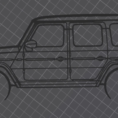 Tranh Treo Tường AMG G 63 phiên bản Silhouette