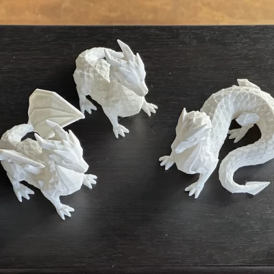 Rồng Module Low Poly (>240 Tổ Hợp)