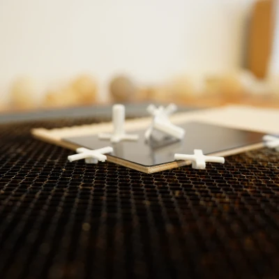 Chốt Giữ Mặt Bàn Laser Dạng Thấp - Tổ Ong xTool