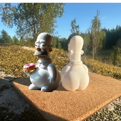 Mô hình Homer Simpson Dumpy DeskBuddy để bàn