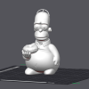 Mô hình Homer Simpson Dumpy DeskBuddy để bàn - Thumbnail 2