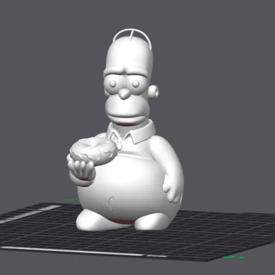 Mô hình Homer Simpson Dumpy DeskBuddy để bàn